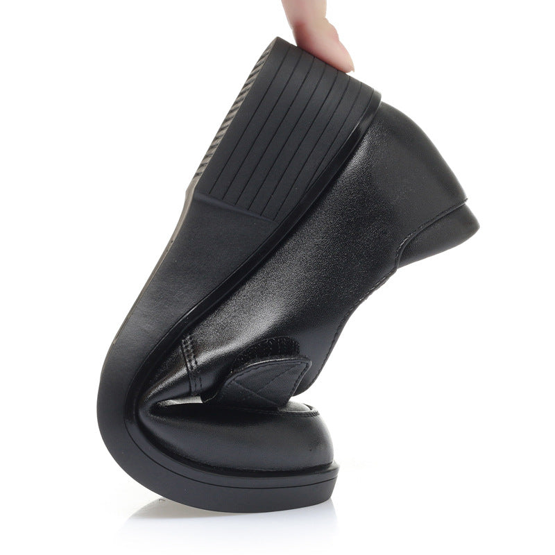 Damen Komfortable und elegante Schnürschuhe mit verstellbarem Klettverschluss EB