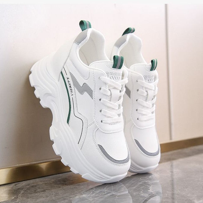 Damen Sportliche Chunky Sneakers mit atmungsaktive Obermaterialien EB