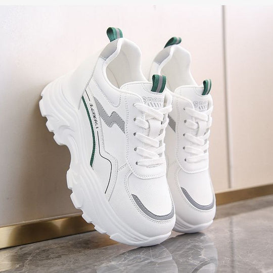 Damen Sportliche Chunky Sneakers mit atmungsaktive Obermaterialien EB