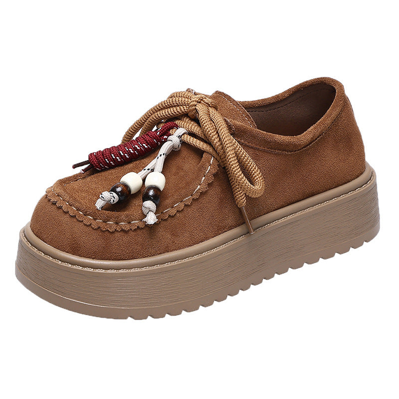 Damen Chunky Clogs mit dekorativen Schnürsenkeln EB