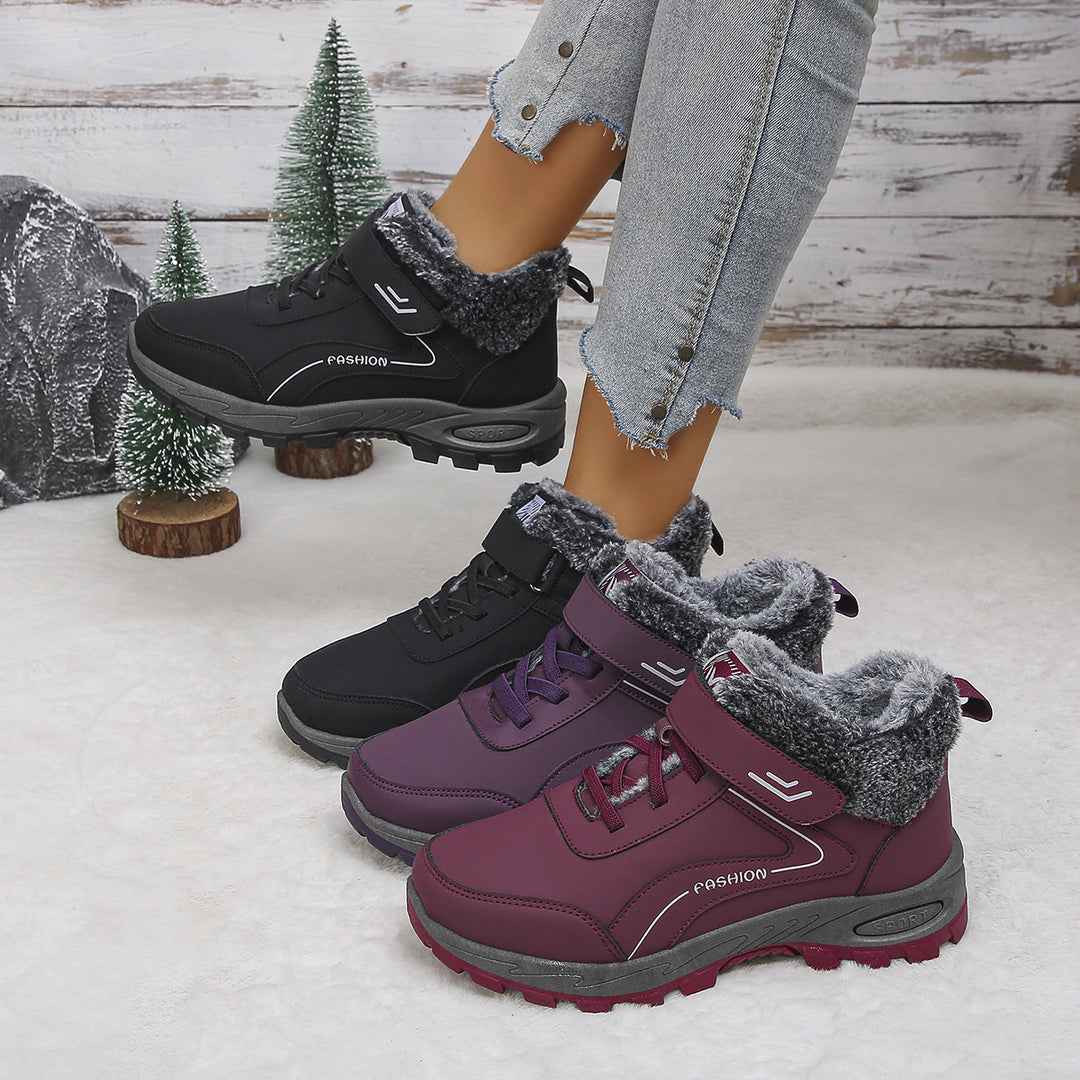 Damen Winterstiefel mit Warmfutter und rutschfester Sohle EB