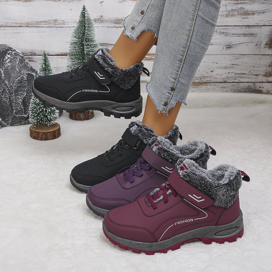 Damen Winterstiefel mit Warmfutter und rutschfester Sohle EB