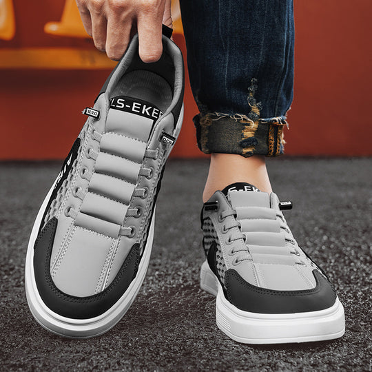 Damen Sportliche Freizeit Sneakers mit atmungsaktivem Obermaterial und dämpfender Sohle EB