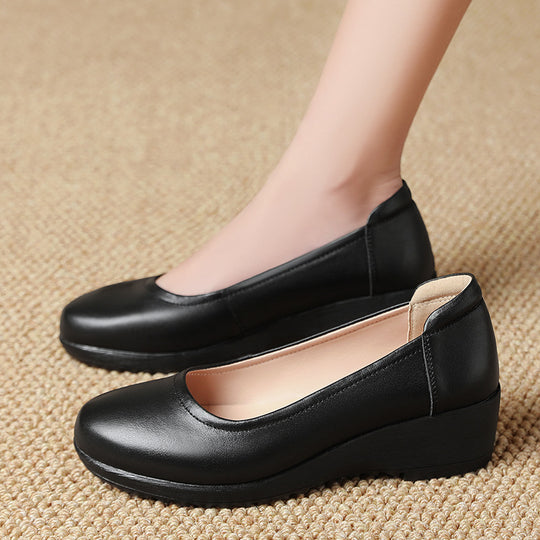 Damen Mary Jane Schuhe mit bequemem Blockabsatz und verstellbarem Riemen EB