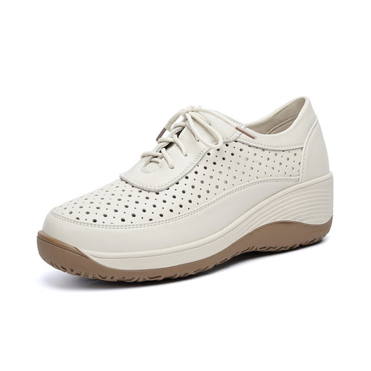 Damen Atmungsaktive Sneaker mit perforiertem Obermaterial und ergonomischem Fußbett EB