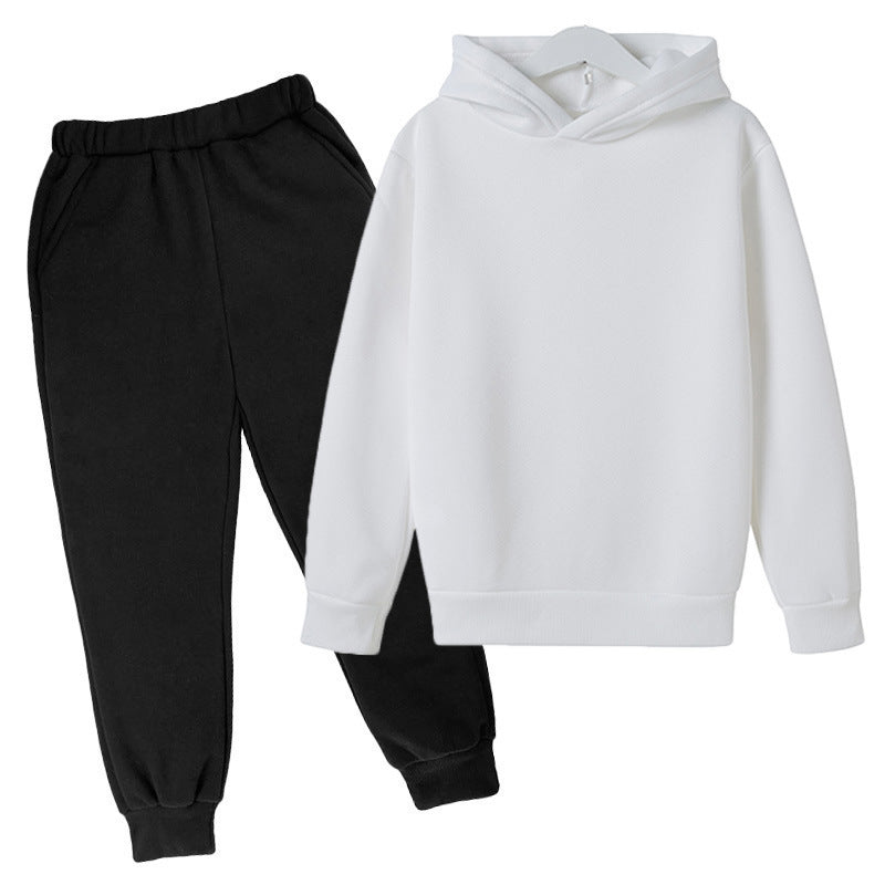 Unisex nan komfortables Hoodie und Jogger Set aus French Terry mit elastischem Bund und Rippbündchen EB