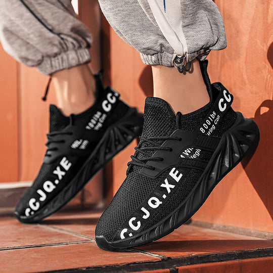 Damen Sportliche Netz-Sneaker mit rutschfester Sohle und atmungsaktivem Obermaterial EB