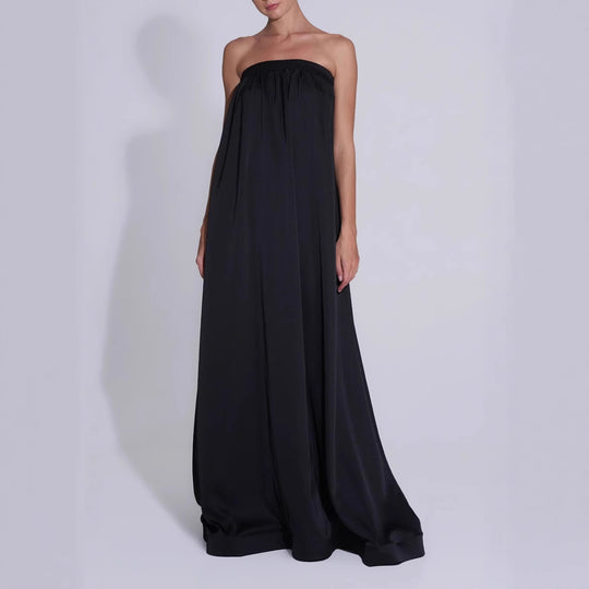 Damen Elegantes Maxikleid mit floralem Design und elastischem Oberteil EB