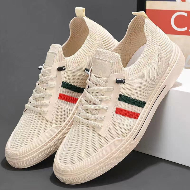 Damen Modische Canvas-Sneaker mit sportlichem Design EB
