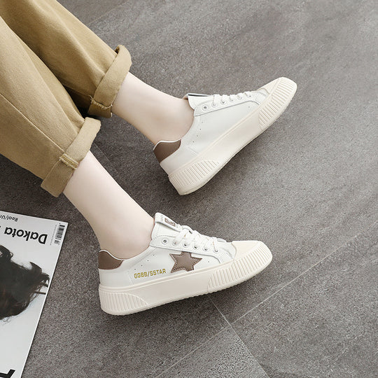 Damen modische Sneaker mit sportlichen Akzenten und bequemer Dämpfung EB