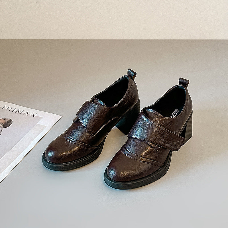 Damen elegante High-Heels mit breitem Komfortriemen EB