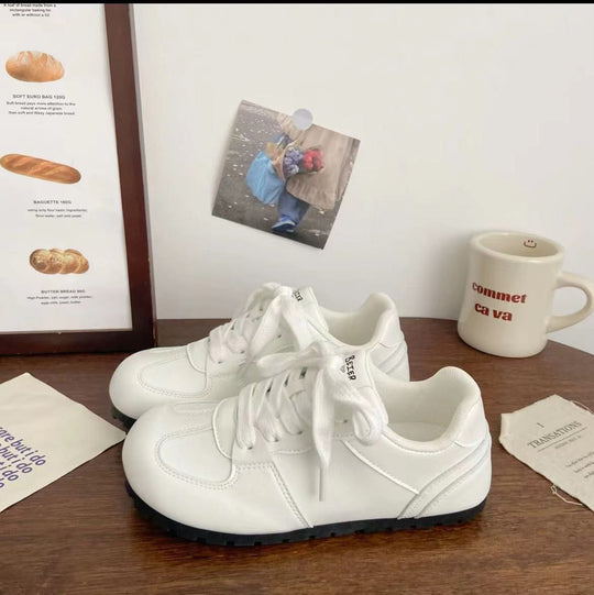 Damen Bequeme Freizeitsneaker mit atmungsaktiver Oberflächenstruktur und rutschfester Sohle EB