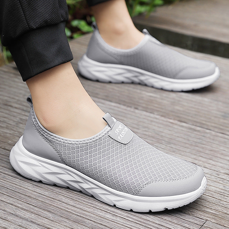 Damen Atmungsaktive Slip-On Sportschuhe mit rutschfester Sohle EB