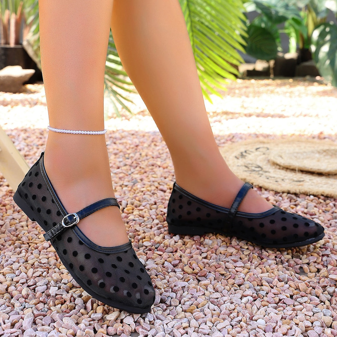 Damen Elegante und bequeme Mary Jane Ballerinas EB