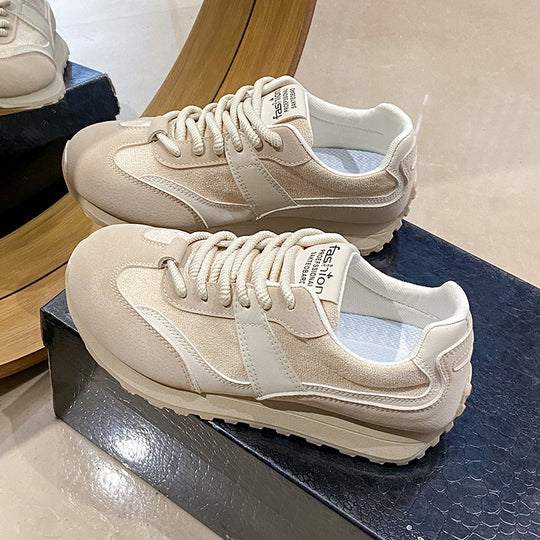 Damen modische Freizeitsneaker mit strapazierfähiger Oberfläche und dämpfendem Sohlenprofil EB