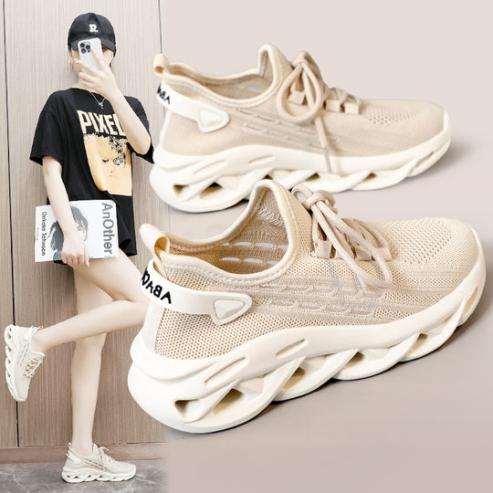Damen Sportliche Sneakers mit innovativer Dämpfung und atmungsaktiver Obermaterialstruktur EB