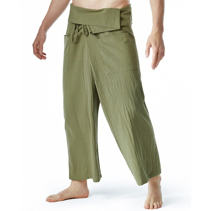 Herren lässige Wickelhosen im modernen Design EB