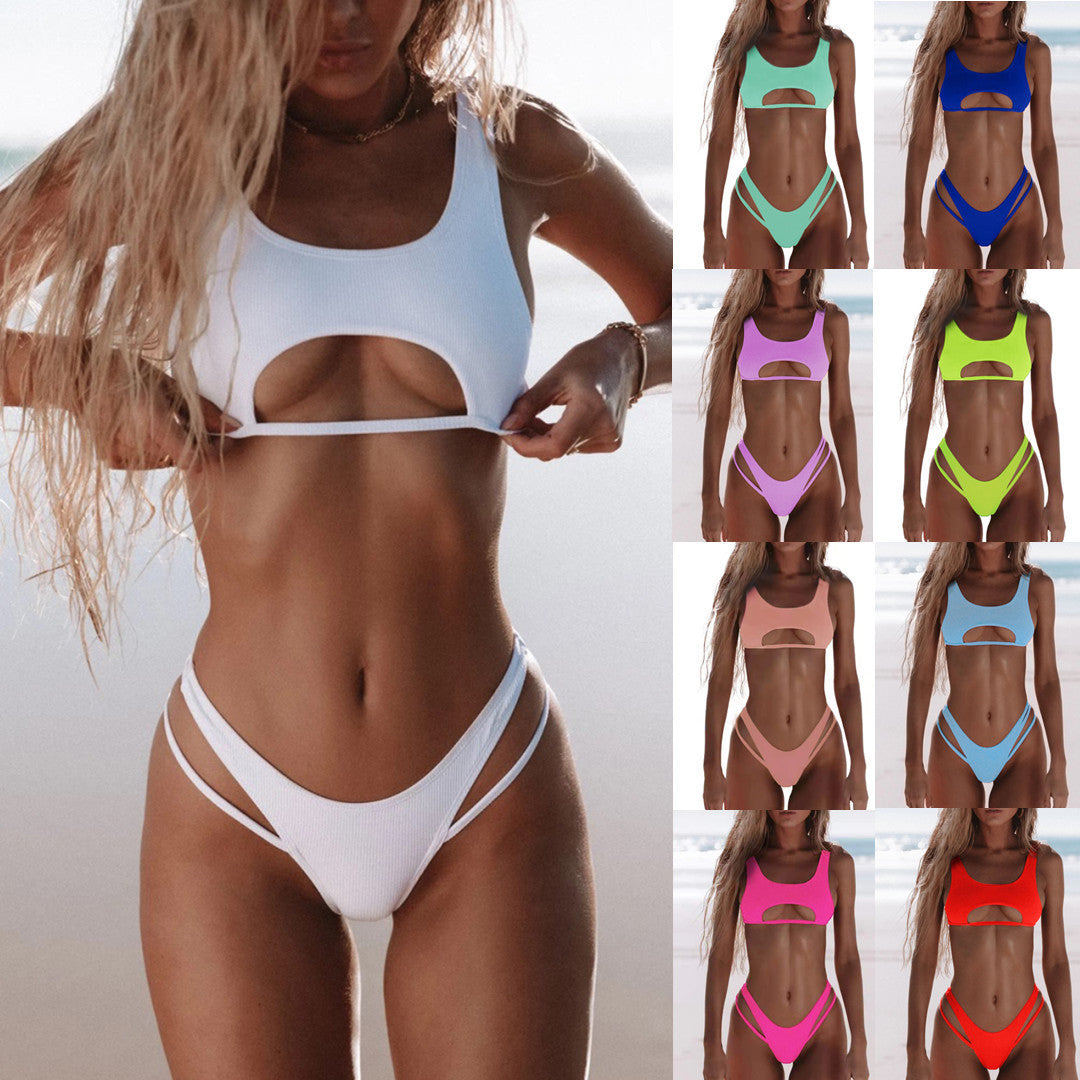 Damen Bikini-Set mit innovativem Cut-Out-Design EB