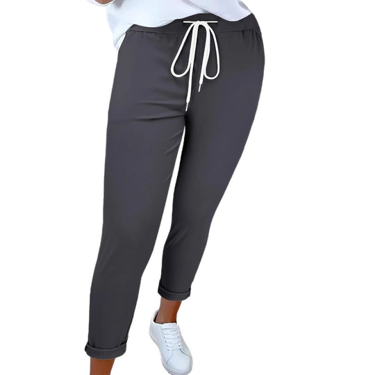 Damen Komfortable Freizeithose mit elastischem Bund EB