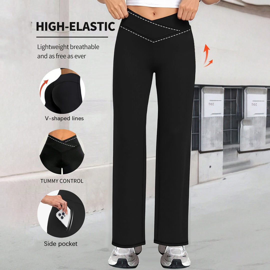 Damen Kompressionshose mit hoher Taille und Tummy Control EB