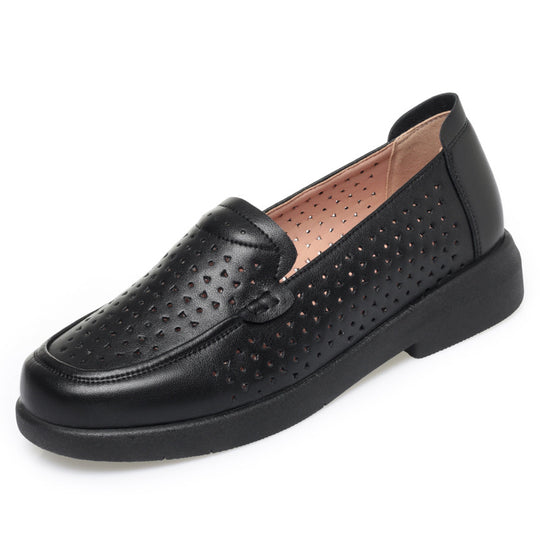Damen Mokassins mit luftiger Perforation und gemütlichem Fußbett EB