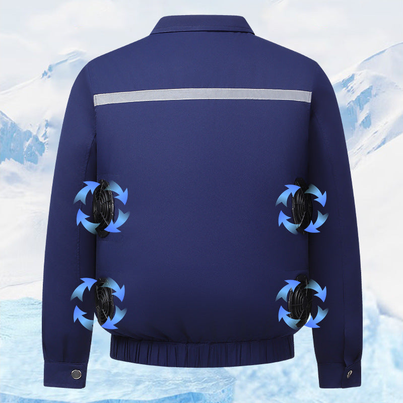 Herren Leichte Kühljacke mit integriertem Ventilationssystem R&B