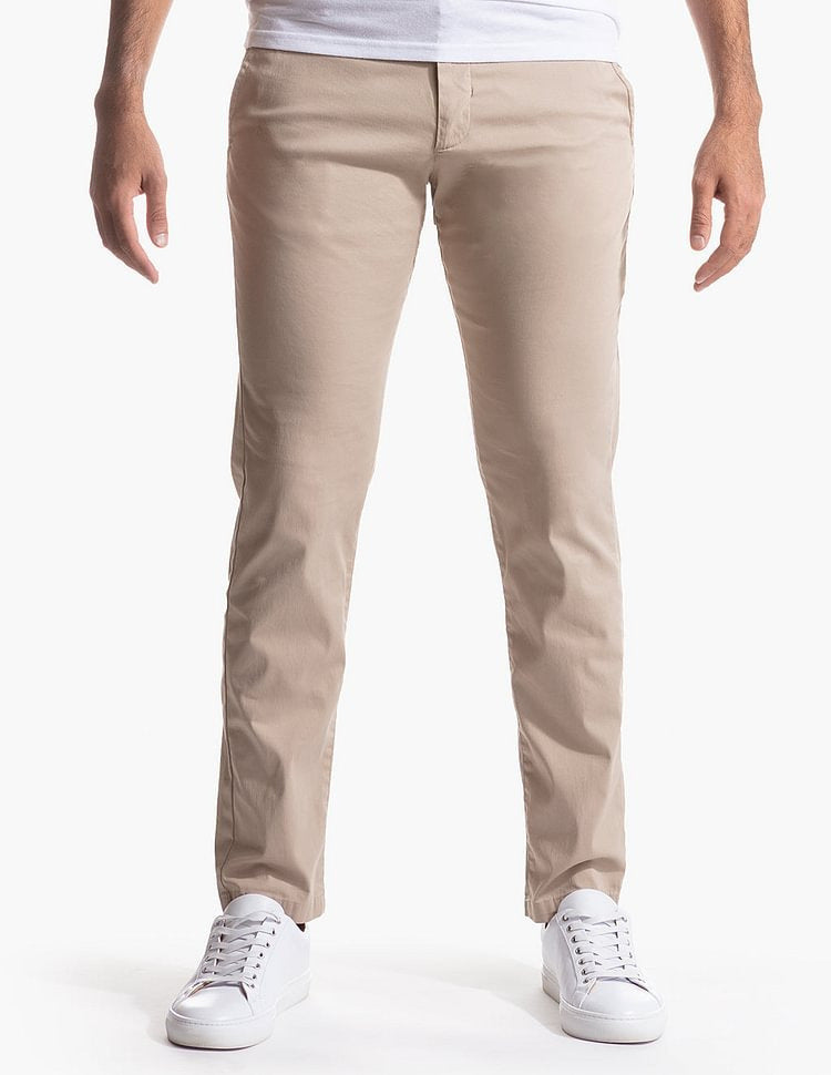 Herren Slim-Fit Chinohose aus atmungsaktivem Material EB