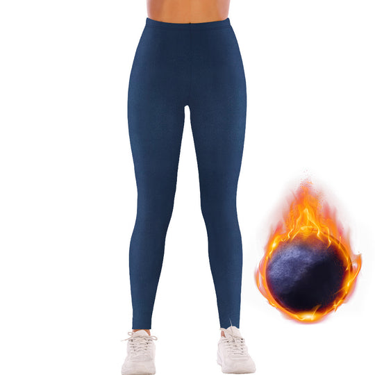 Damen Hochwertige Fitness-Leggings mit schweißableitender Technologie und hohem Bund EB