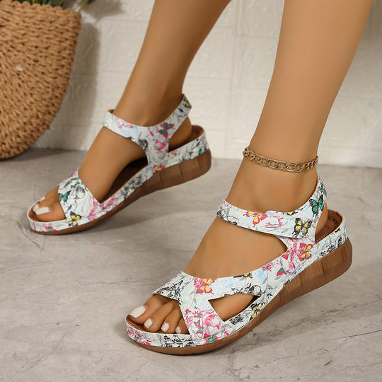 Damen Komfortable und modulare Sandalen mit verstellbarem Riemen EB