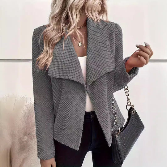 Damen Waffelstruktur Blazer EB