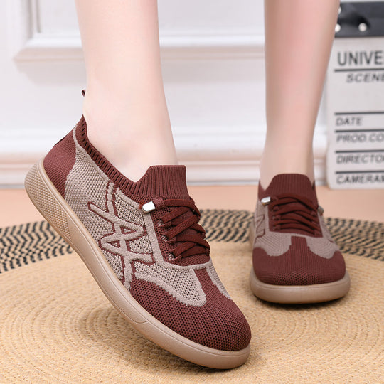 Damen Freizeit Sneaker mit elastischem Einschlupf EB