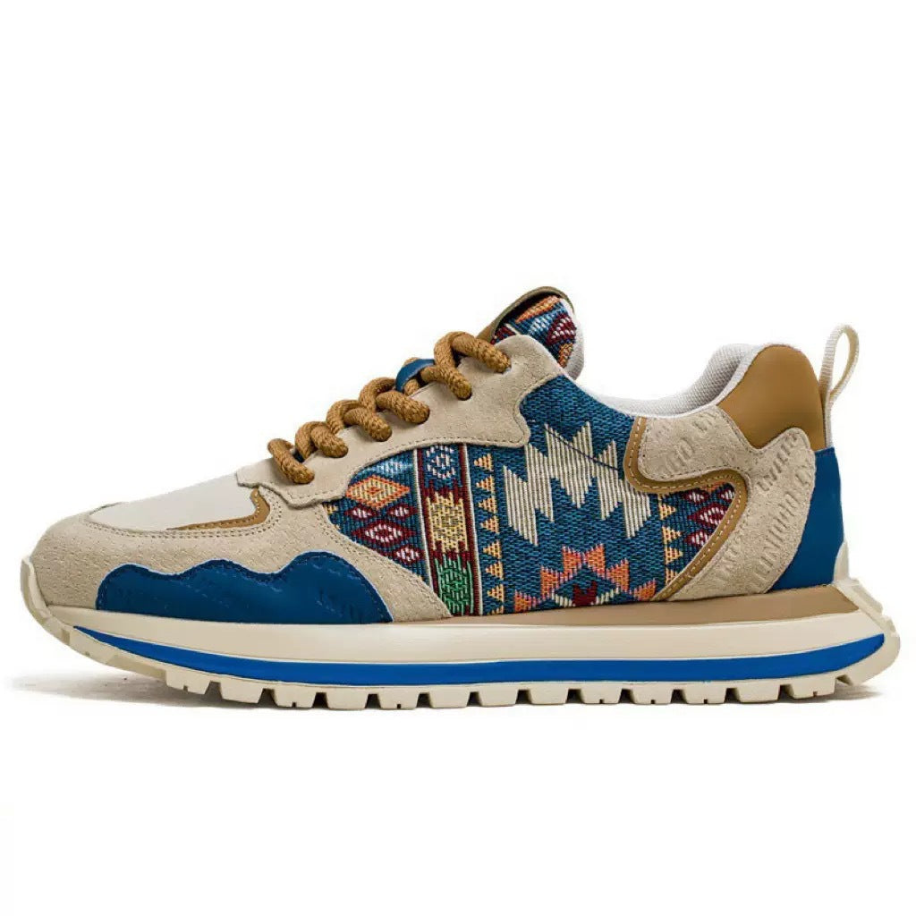 Damen Bequeme Ethno-Sneaker EB