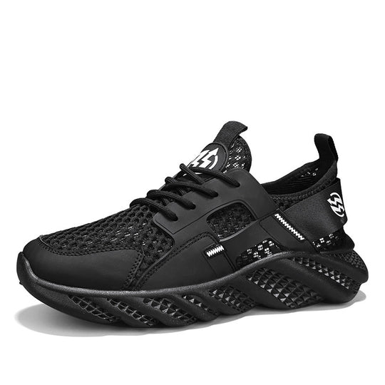 Damen Sportliche Sneaker mit atmungsaktiver Mesh-Oberfläche und stoßdämpfender Sohle EB