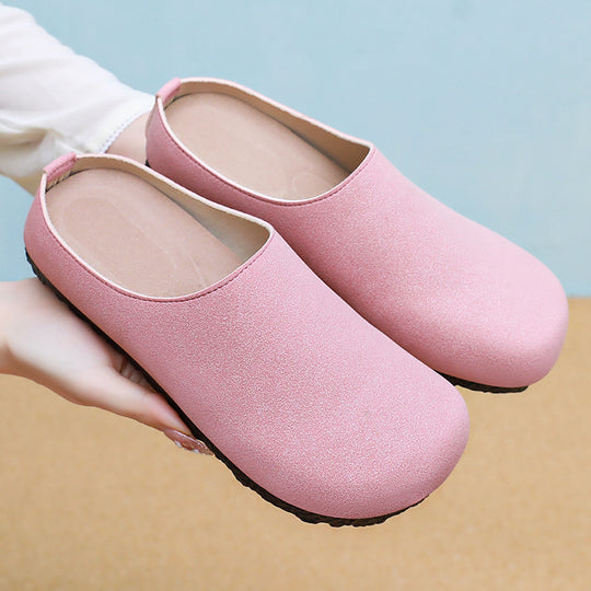 Damen Bequeme Clogs mit rutschfester Sohle und atmungsaktivem Innenfutter EB