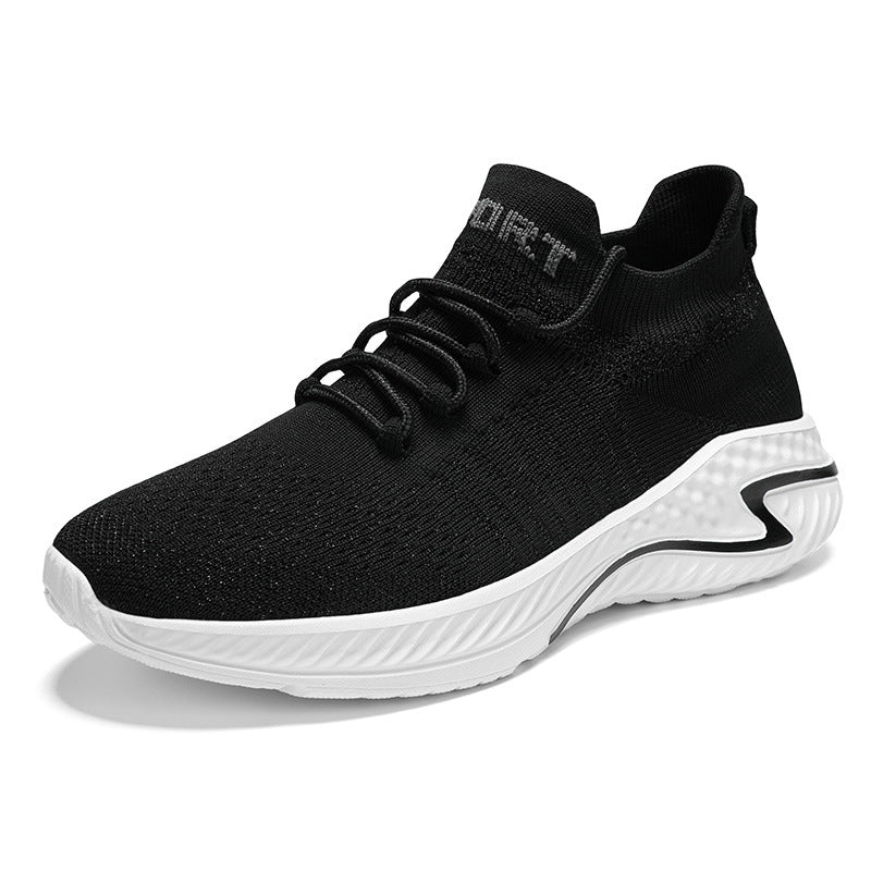 Damen Sportliche Sneakers mit flexiblem Strick-Obermaterial und rutschfester Sohle EB