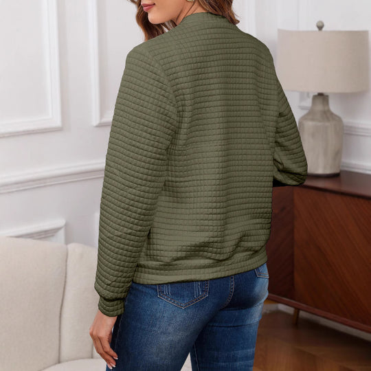 Damen Steppjacke mit elegantem Kragen und praktischen Taschen EB