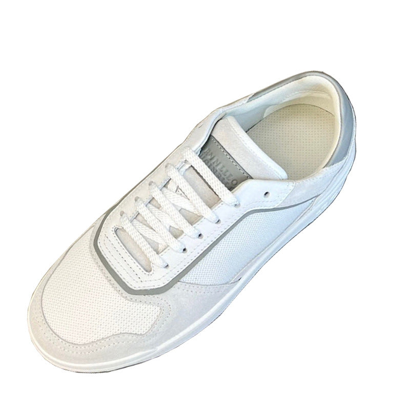 Damen Sportliche Sneaker mit atmungsaktiver Oberflächenstruktur und gepolsterter Innensohle EB