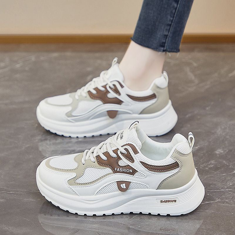 Damen Sportliche Chunky Sneakers mit atmungsaktivem Obermaterial EB