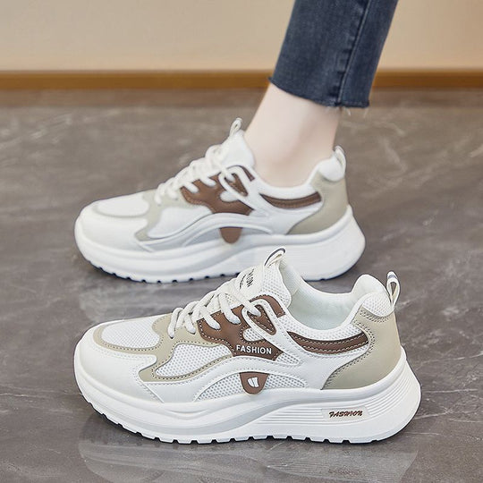 Damen Sportliche Chunky Sneakers mit atmungsaktivem Obermaterial EB