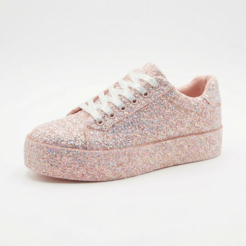 Damen Glitzernde Sneaker mit atmungsaktiver Sohle und zusätzlichem Komfort EB