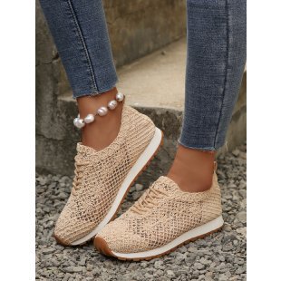 Damen atmungsaktive und flexible Netz-Sneaker EB