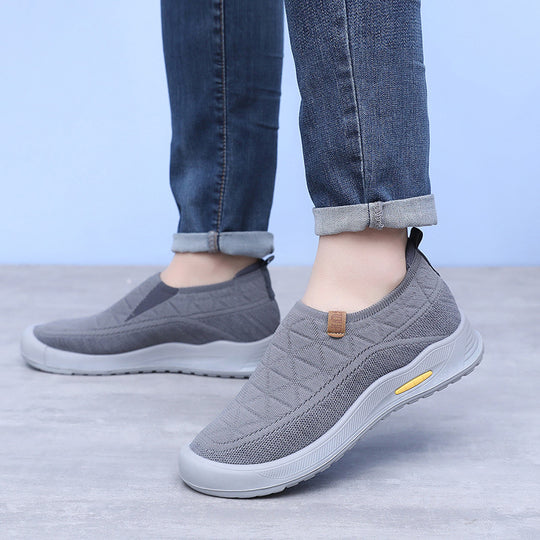 Damen Komfortable und flexible Slip-On Laufschuhe EB