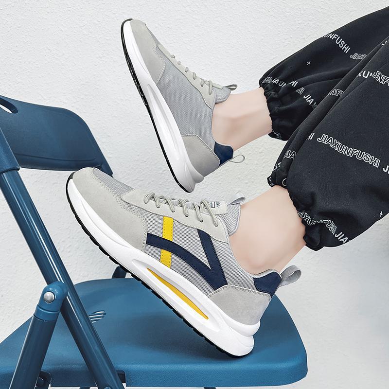 Damen Leichte Fitness-Sneakers mit atmungsaktiver Mesh-Oberfläche und dämpfendem Sohlenprofil EB