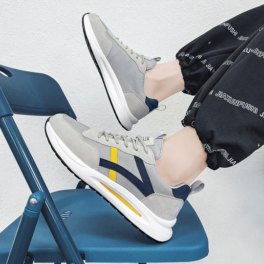 Damen Leichte Fitness-Sneakers mit atmungsaktiver Mesh-Oberfläche und dämpfendem Sohlenprofil EB