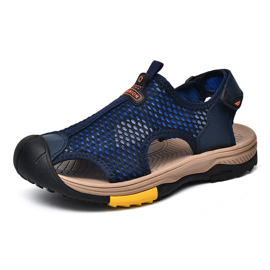 Herren Atmungsaktive Outdoor-Sandalen mit rutschfester Sohle und verstellbarem Riemen EB