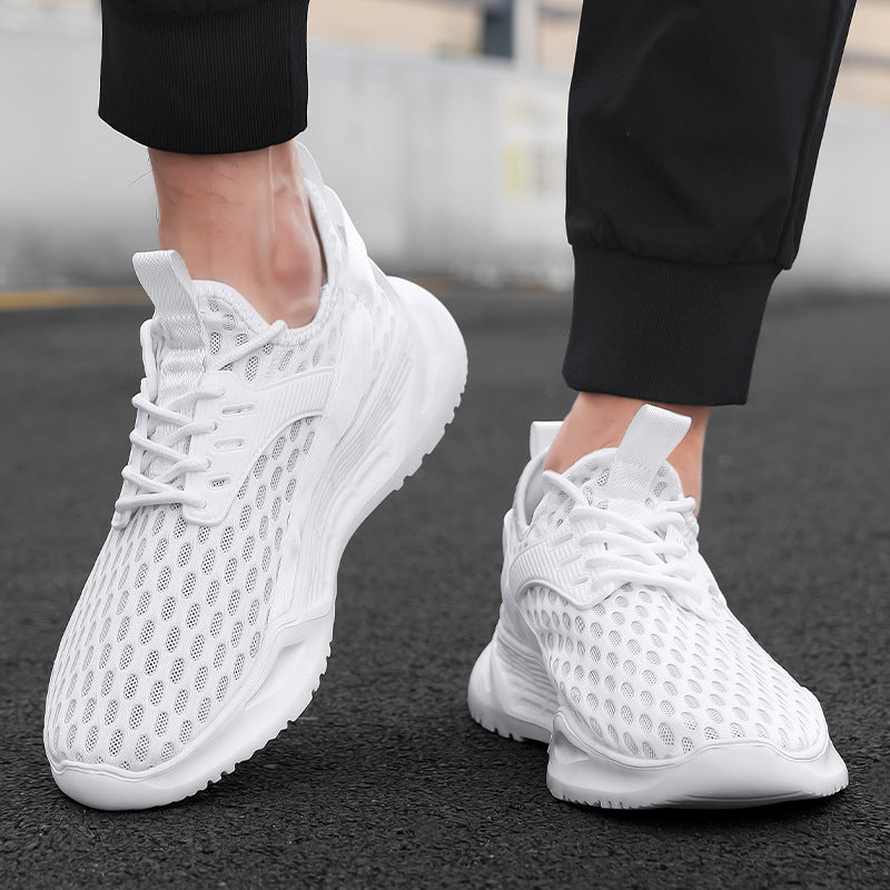 Damen Sportliche Sneakers aus atmungsaktivem Mesh mit rutschfester Sohle EB