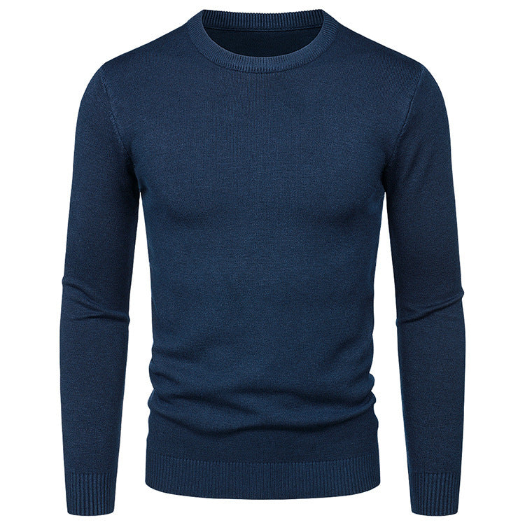 Herren Rundhalspullover aus weichem Material EB