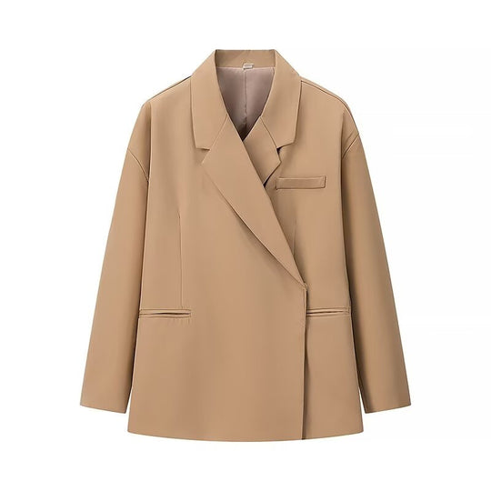 Damen Modische Oversized-Blazerjacke EB