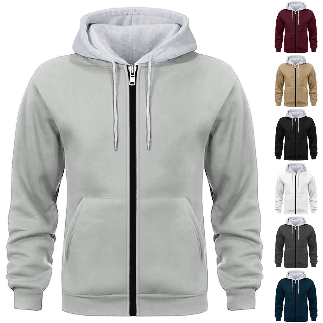 Herren Kapuzenjacke mit doppellagigem Material EB