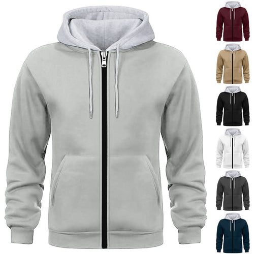 Herren Kapuzenjacke mit doppellagigem Material EB